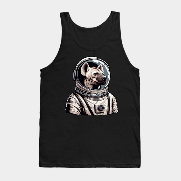 Hyena Astronaut Space Pride Tank Top by HBfunshirts